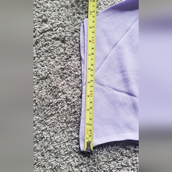 Doleman Sleeve Mock Neck Top Purple - Picture 12 of 14